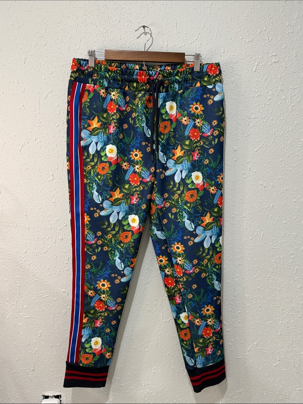 Rare Zara Floral Men’s Joggers XL Comfy Gucci Style